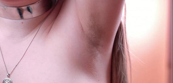  FemDom POV hairy armpits sweaty compilation video by Arya Grander